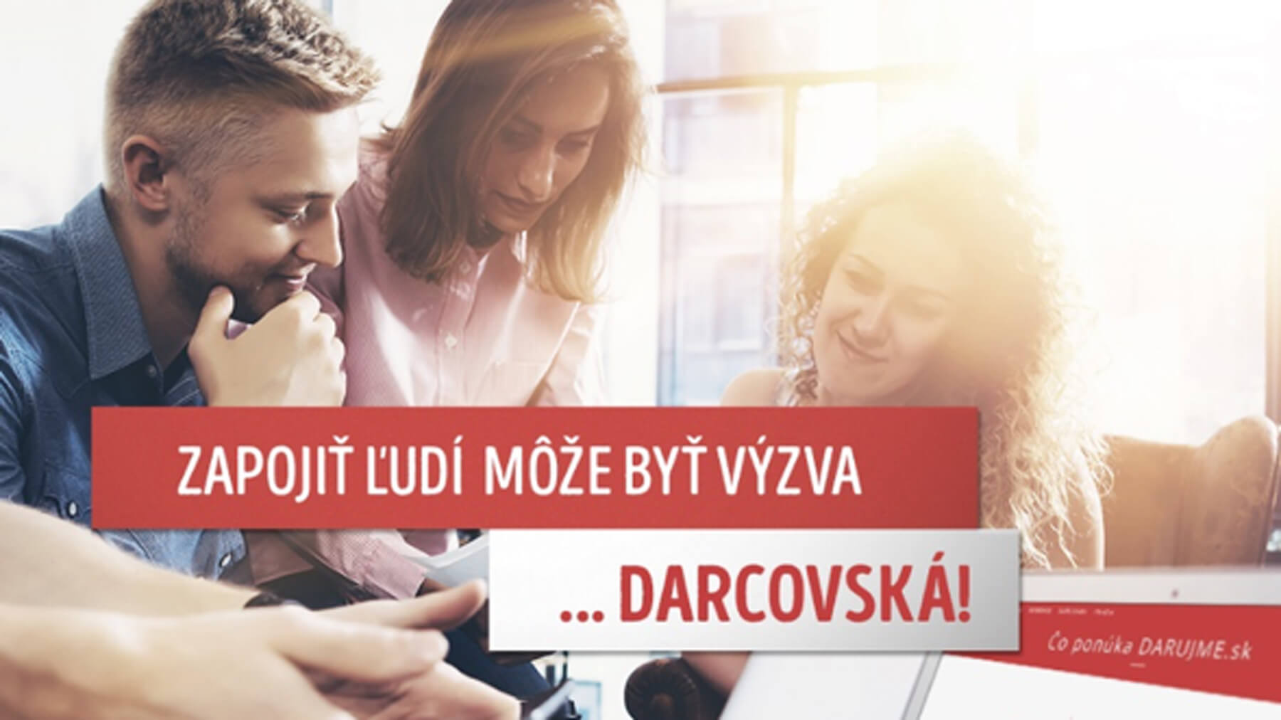 DARUJME.sk učí Slovákov zbierať dary pre neziskové organizácie